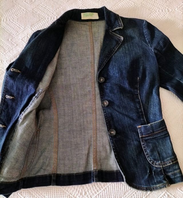 Chaqueta bleiser vaquera de Benetton