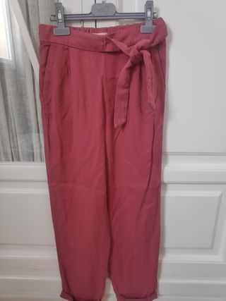 Pantalon paper bag lin - Femme | OUTLET Suisse