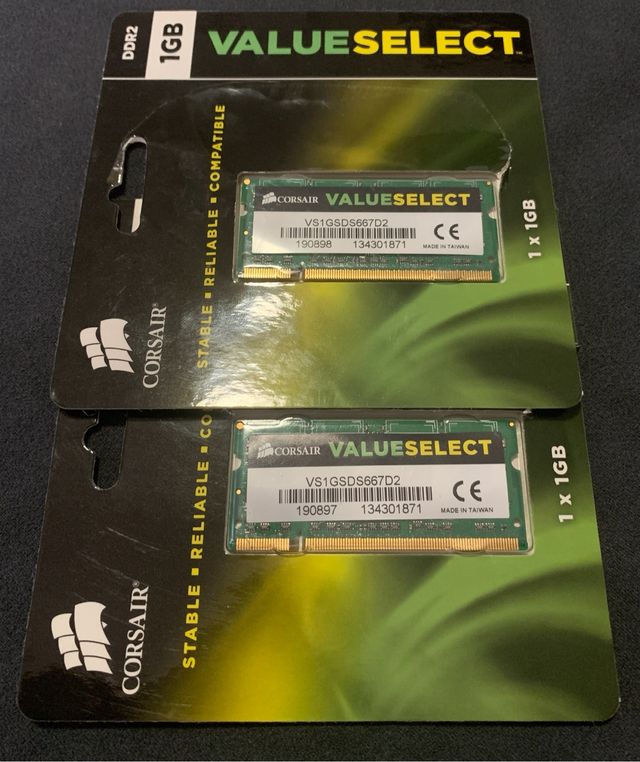 Pack 2 Módulos RAM CORSAIR