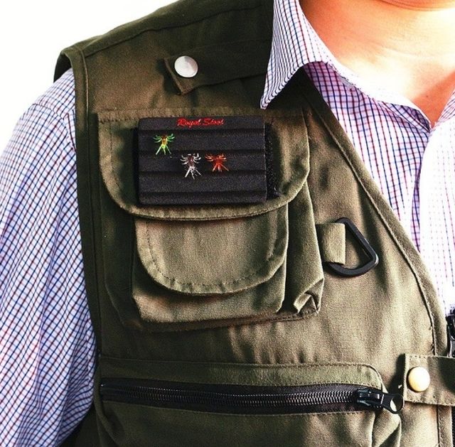 porta  moscas para chaleco