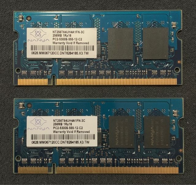 Pack 2 Módulos RAM NT256T64UH4A1FN-3C