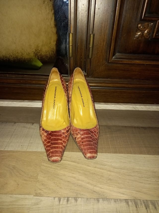 zapatas de piel talla 35