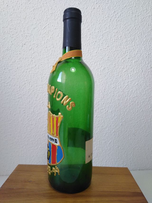 Botella FC Barcelona tetracampions de lliga