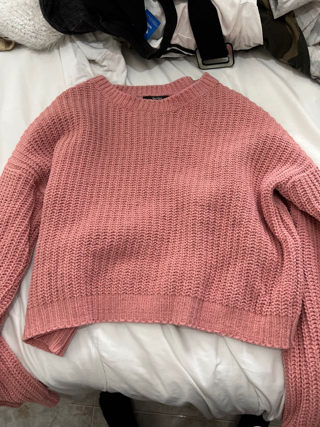 suéter rosa