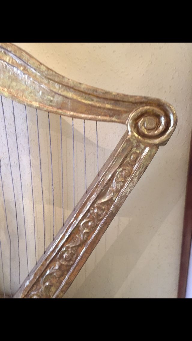 Gran Arpa decorativa 170 alto x100cm ancho x40 cm
