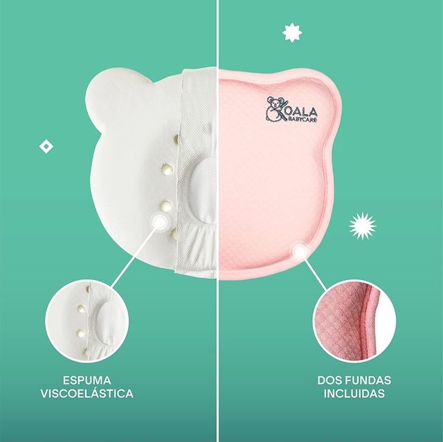 Almohada Babycare anti plagiocefalia