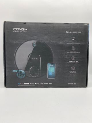 Robot Aspirador Cecotec Conga 3690 Absolute - 96B de segunda mano por 145  EUR en Fuenlabrada en WALLAPOP