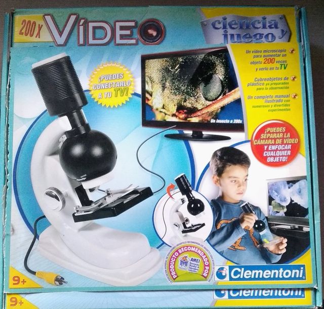 Vídeo microscopio de la marca Clementoni.