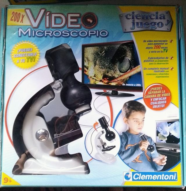 Vídeo microscopio de la marca Clementoni.
