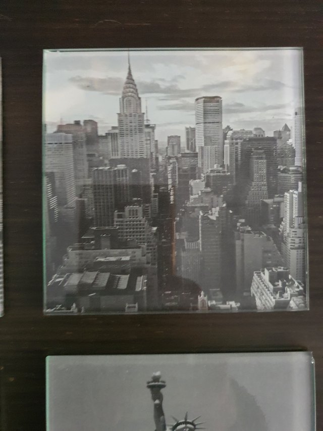 Posavasos cristal templado.