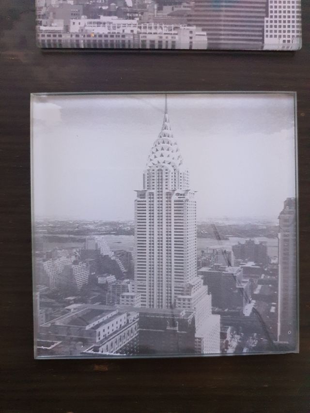 Posavasos cristal templado.