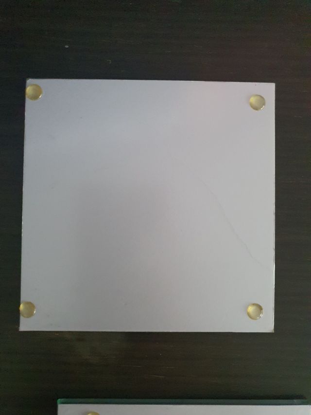 Posavasos cristal templado.