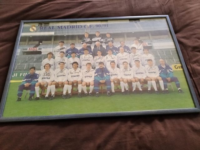 Cuadro de la plantilla del Real Madrid
