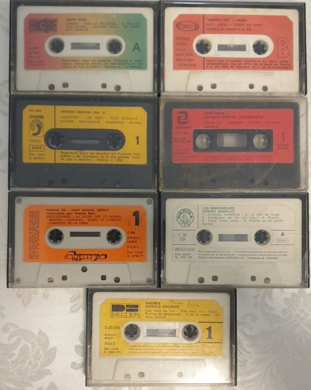 Pack 12 cintas cassette