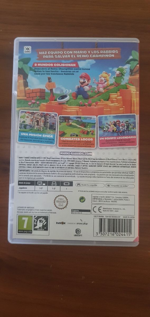 Mario Rabbids + Kingdom Battle Nintendo Switch