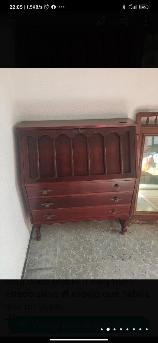 arcón, escritorio, mueble auxiliar