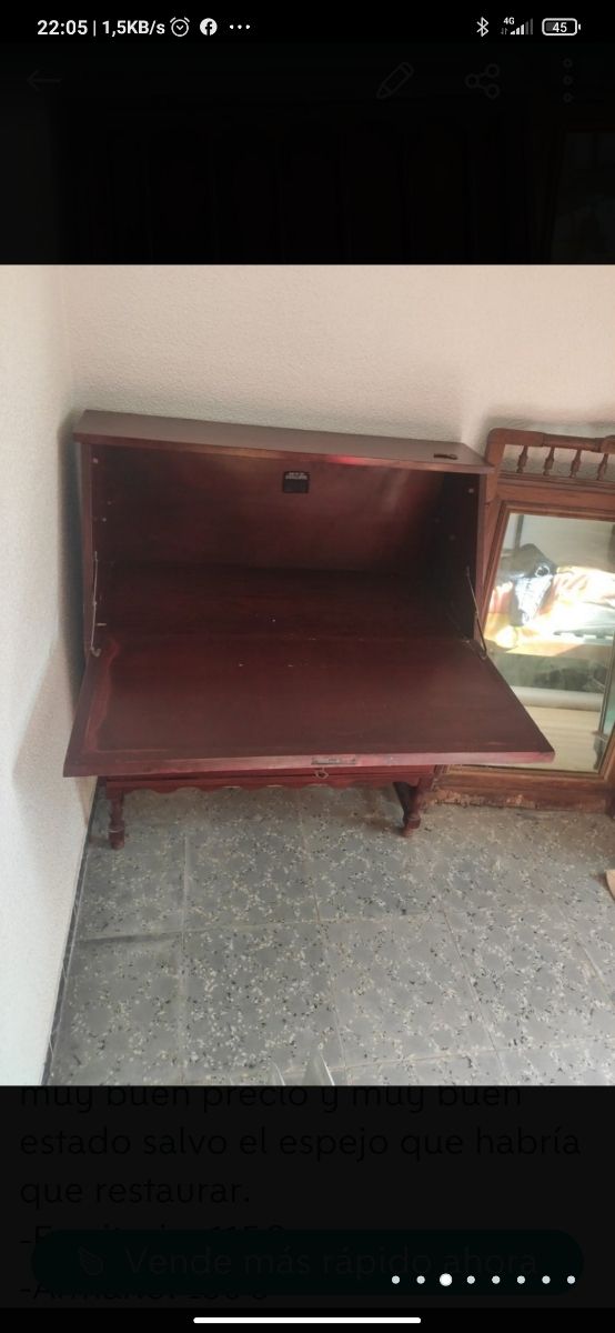 arcón, escritorio, mueble auxiliar