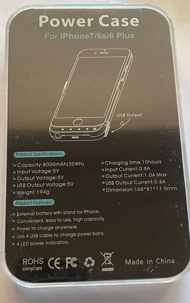 FUNDA DE DOBLE CARGA 3X1 IPHONE / ANDROID POR USB