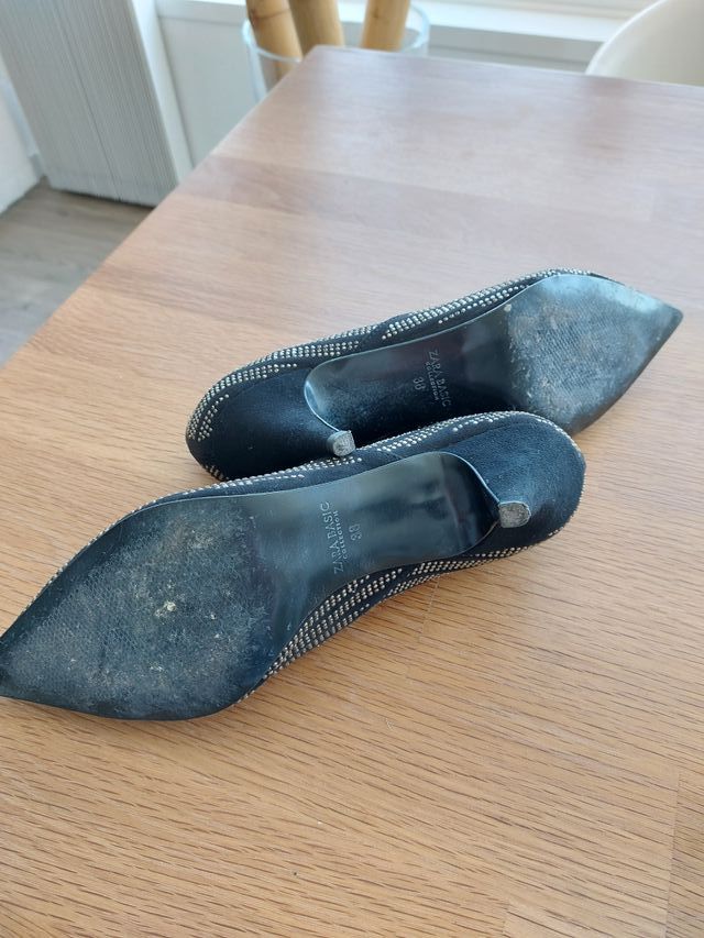 T38 Zapato Zara brillantes Fiesta