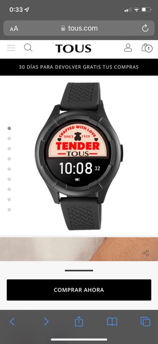 Reloj Inteligente Tous Smarteen de segunda mano por 90 EUR en San Martín de  la Vega en WALLAPOP