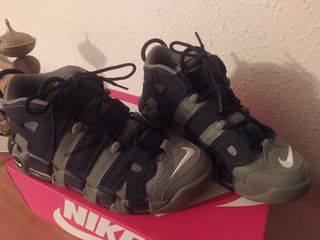 Nike Air More Uptempo 96 Grises y Azules Hombre 921948-003 | Comprar Online  en Capitán Siroco Talla 34.5 Color GREY BLUE
