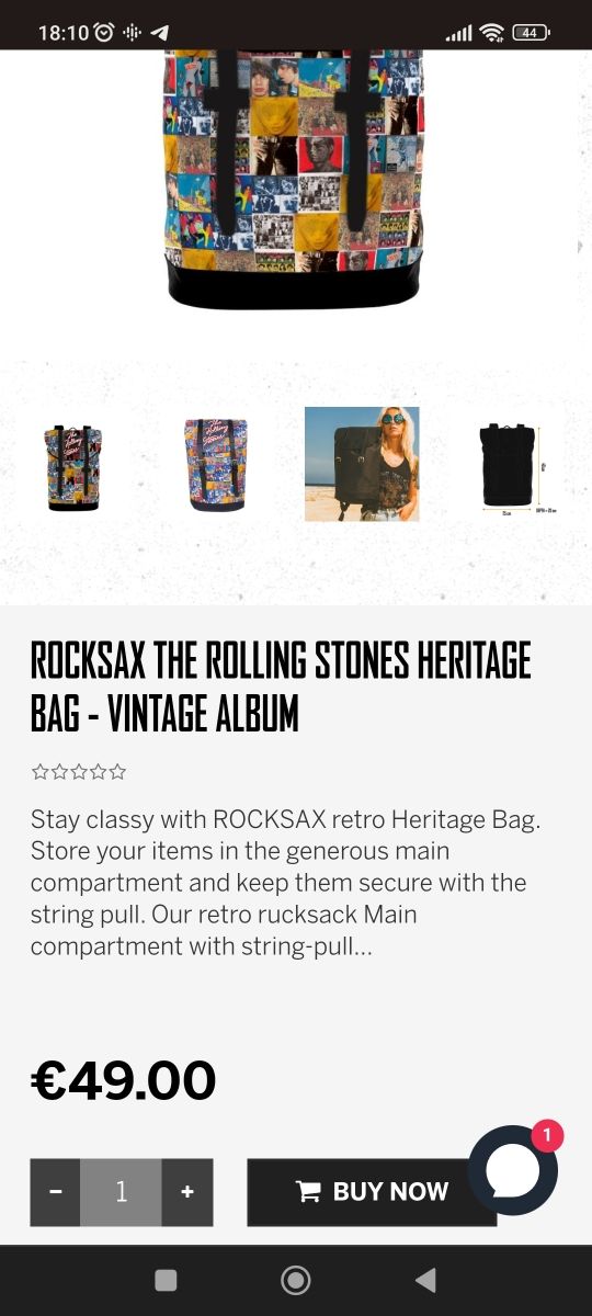 Mochila Rolling Stones