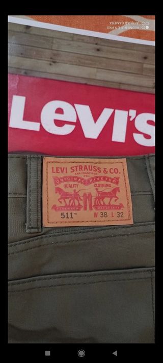 Buy Levi'S Men'S 511 Slim Fit Jeans - East Lake - W38/L32 at Goxip