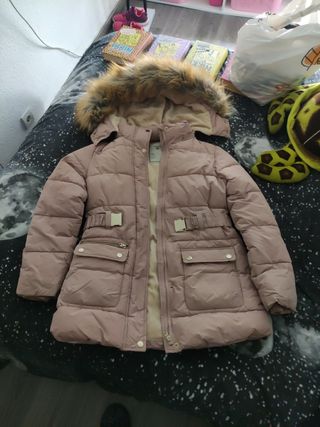 Abrigo Bass10 (corte inglés) color rosa palo de segunda mano por 13 EUR en  Santander en WALLAPOP