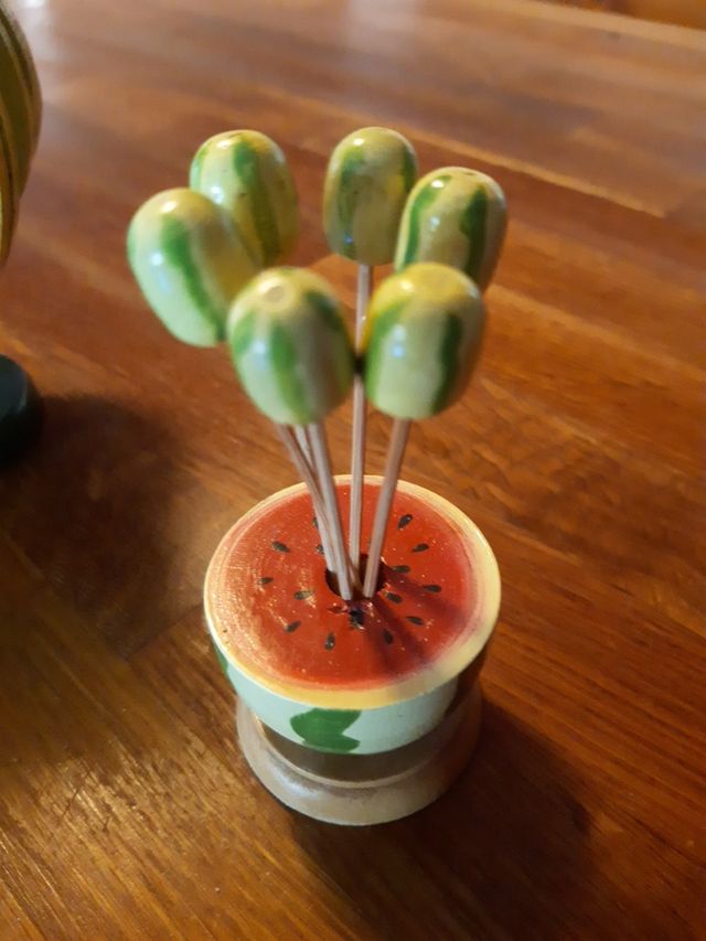 Posavasos y Palillero