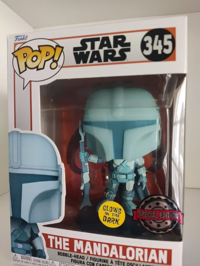 The Mandalorian Glow Glows 345 Star Wars Funko pop