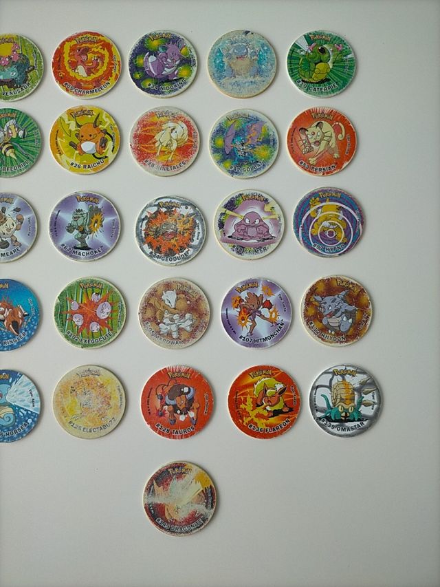26 Tazos POKEMON ATTACK