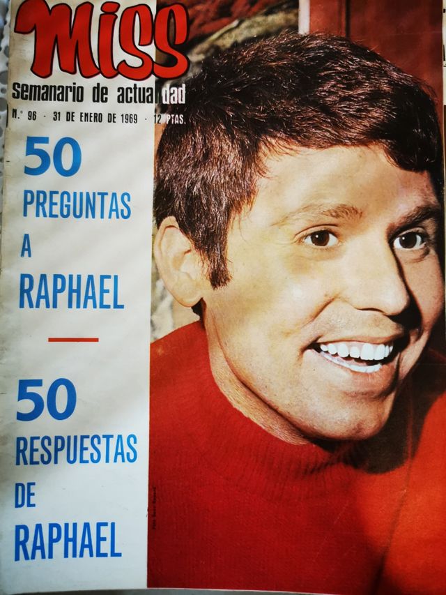 Revista Miss. n. 96. Especial Raphael