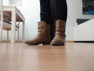 Botas marrones Marypaz de segunda mano por 5 EUR en Guadalajara en WALLAPOP