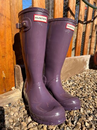 Botas agua hunter de segunda mano por 20 EUR en L\\' Arboçar en WALLAPOP
