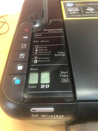 IMPRESORA HP Deskjet F4580 - De Tinta de segunda mano por 30 EUR en  Algeciras en WALLAPOP