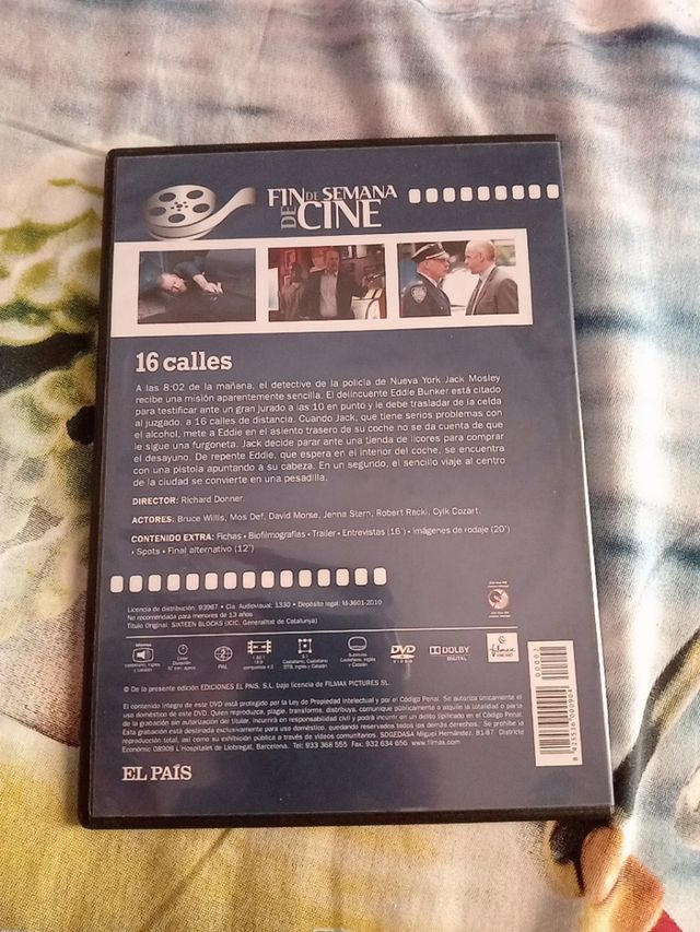 16 CALLES DVD