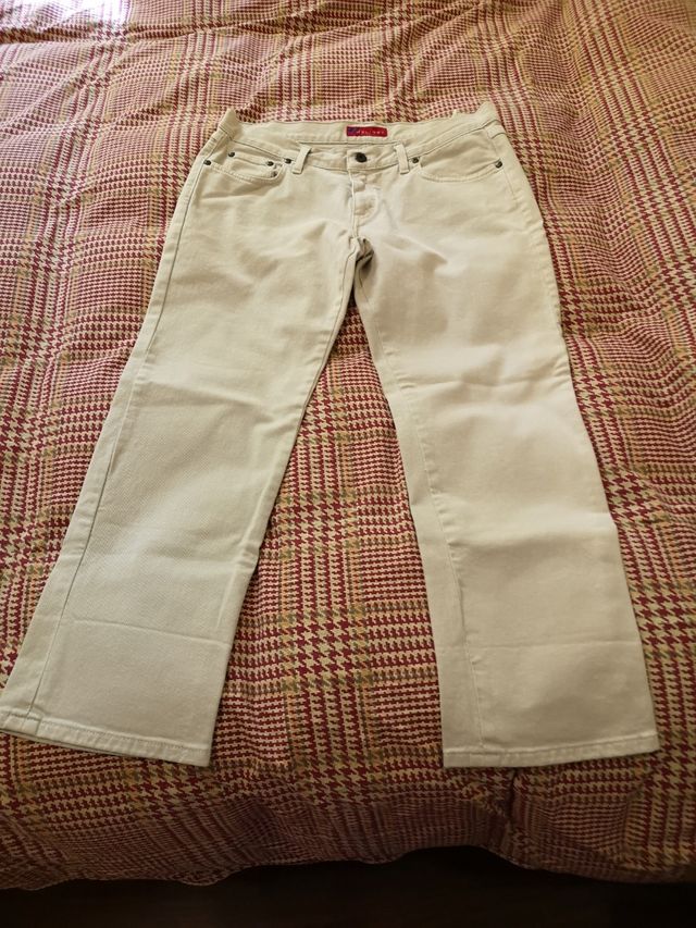 pantaloni jeans Holiday beige tg. 50