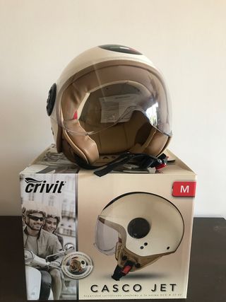 Casco Moto Jet Crivit Lidl talla M de segunda mano por 25 EUR en Sant Joan  Despí en WALLAPOP