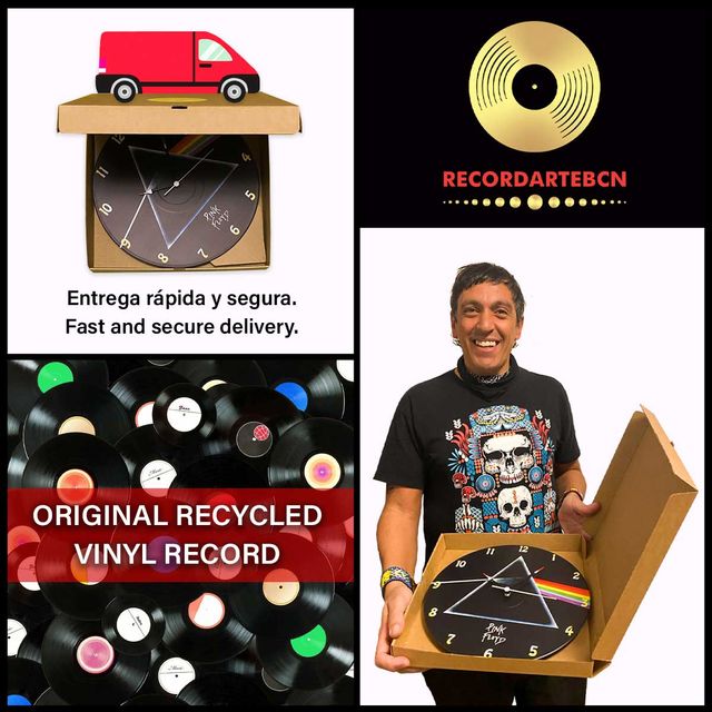 Reloj de Disco de Vinilo de Foo Fighters