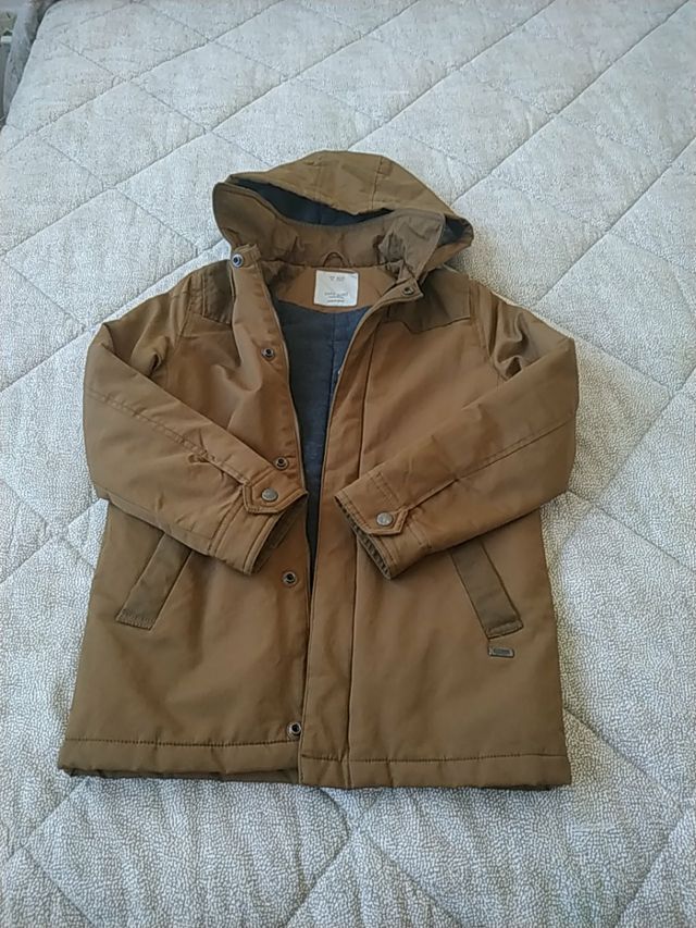 Abrigo niño T 9-10 marron