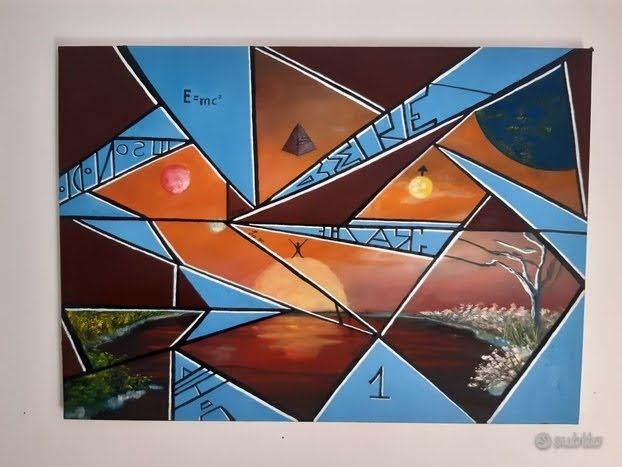 Quadro astratto geometrico possibilista