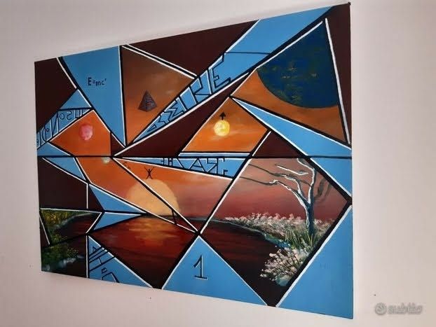 Quadro astratto geometrico possibilista