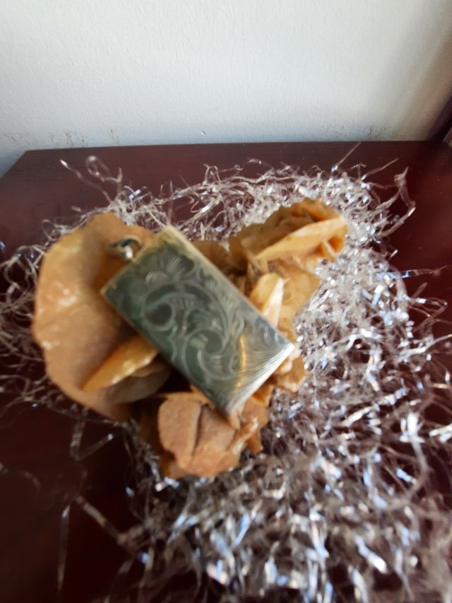 colgante cajita de plata 