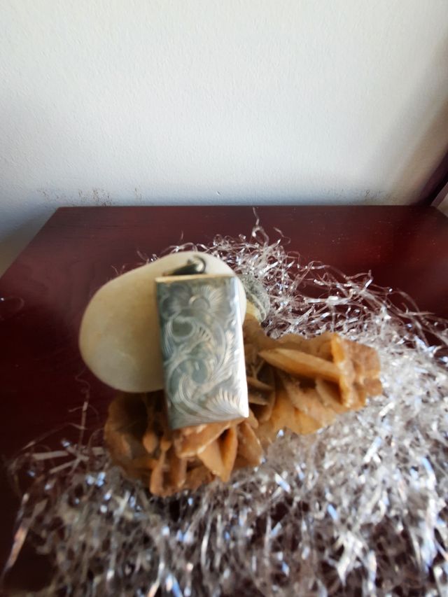 colgante cajita de plata 