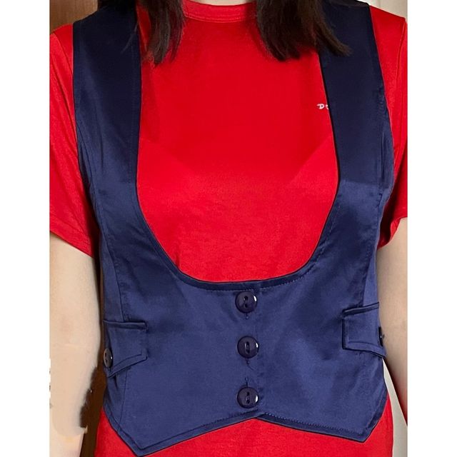 gilet blu