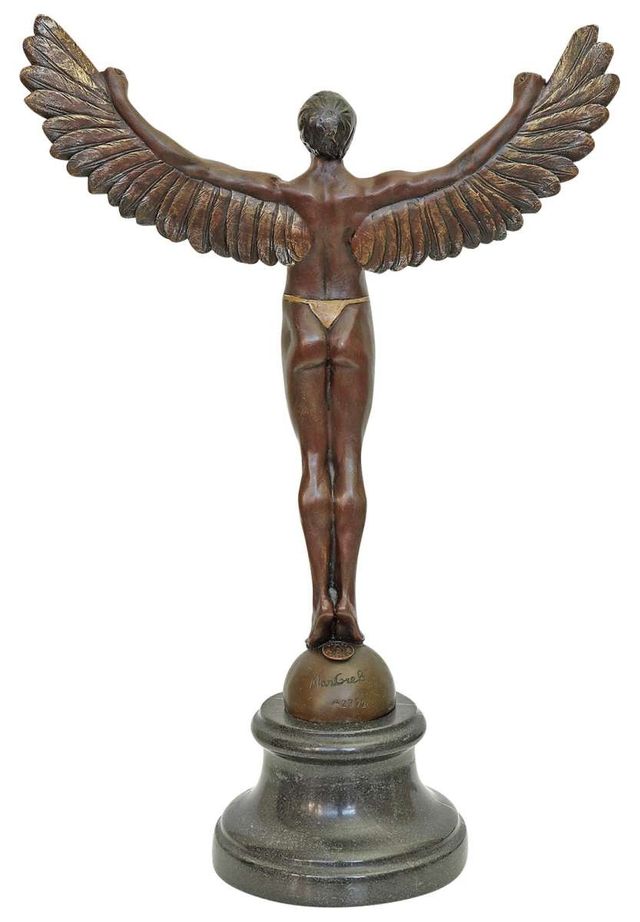 Escultura bronce Ícaro.