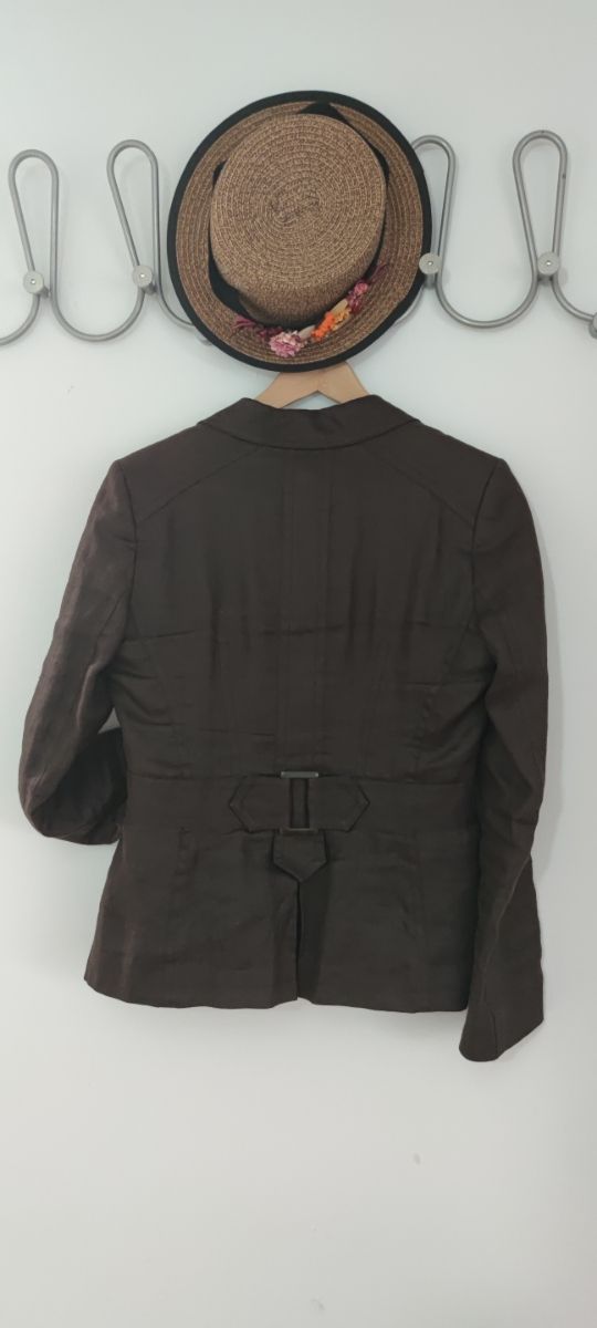 Blazer de fibra natural Ramie