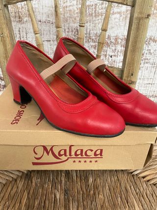 Zapatos flamenco profesional de segunda mano en WALLAPOP