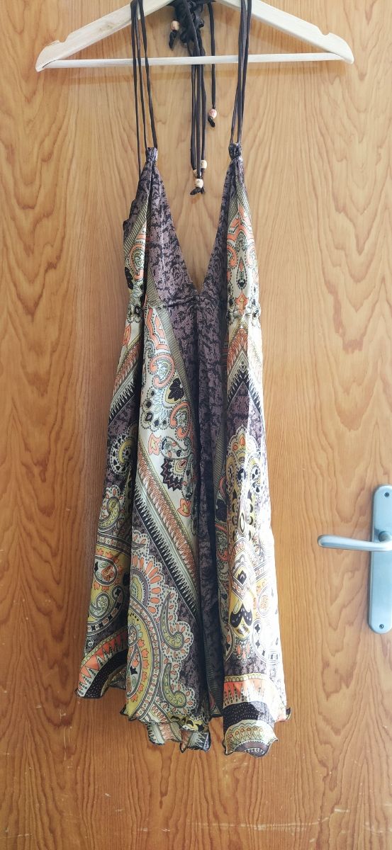 Vestido ibicenco de rayón, adlib a estrenar