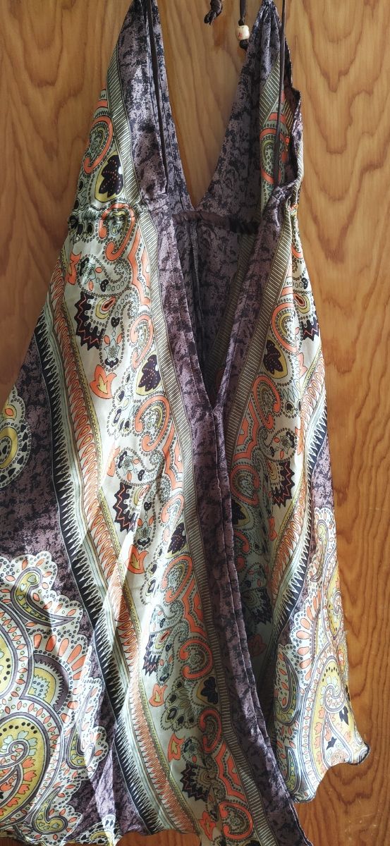 Vestido ibicenco de rayón, adlib a estrenar